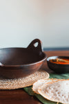 Cheenachatti (Black) - 1.2 L Capacity, Terracotta Cook and Serveware