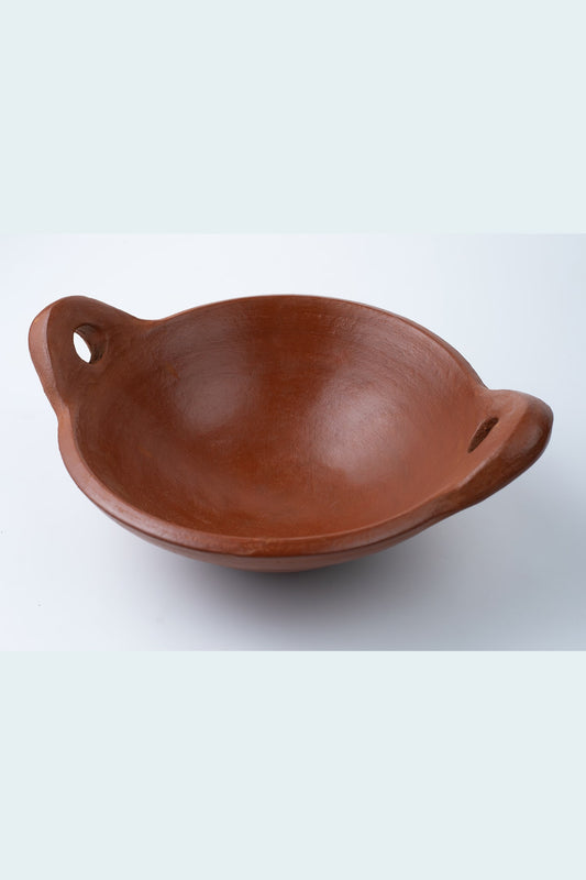 Cheenachatti  (Natural Brown)  1.2 L Terracotta Cook and Serveware