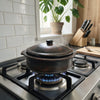 Curry Chatti with Lid (Blackened) - Cooking Vessel