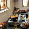Curry Chatti with Lid (Blackened) - Cooking Vessel
