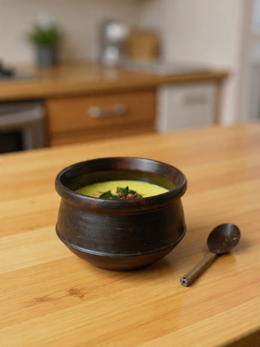 Mankalam - 2 L Terracotta/ Clay Cooking and Serving Pot